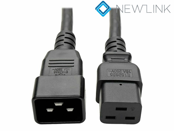 Dây nguồn UPS C19 C20 dài 1M NEWLINK tiết diện 12AWG (3.31mm2)